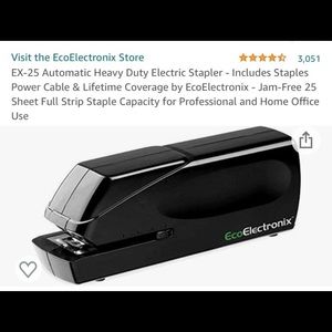 Electric stapler, new. Staples not included.